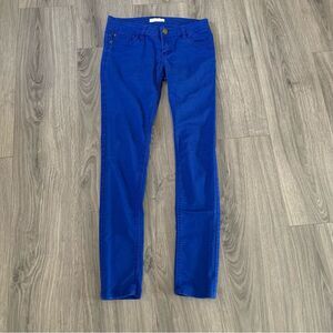 LOVE FIRE cotton blend stretch blue skinny pants size 1